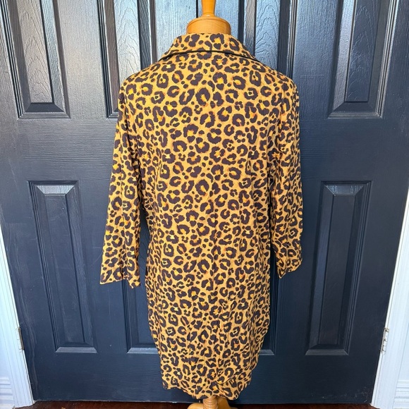 Woodstock Laundry WOMENS SLEEPSHIRT - LEOPARD SKIN ON ORANGE XL - Picture 8 of 11